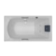 Banheira Acrílica Individual Carina G2 Jacuzzi 150x80cm - 0ef60c91-3ba0-47b0-a60b-de9f151b06bb