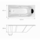 Banheira Acrílica Individual Com Aquecedor Capri Gran Luxo Astra 150x80cm - 22b5961b-e0e6-41f8-af4d-c40b5534f397