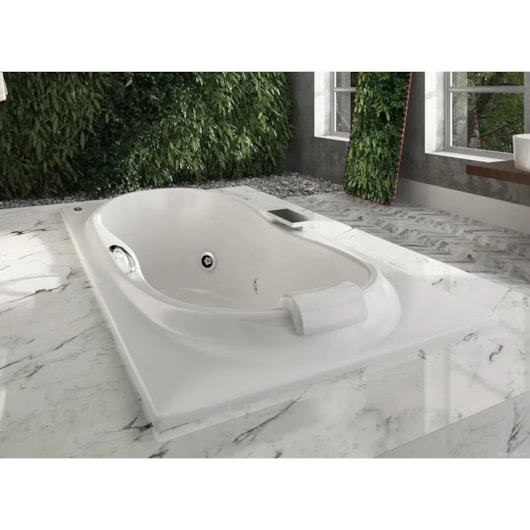 Banheira Acrílica Individual Eura Com Aquecedor Jacuzzi 150x91x49cm - Imagem principal - 558ce17d-3ee6-453f-a3fc-f43d315f87bd