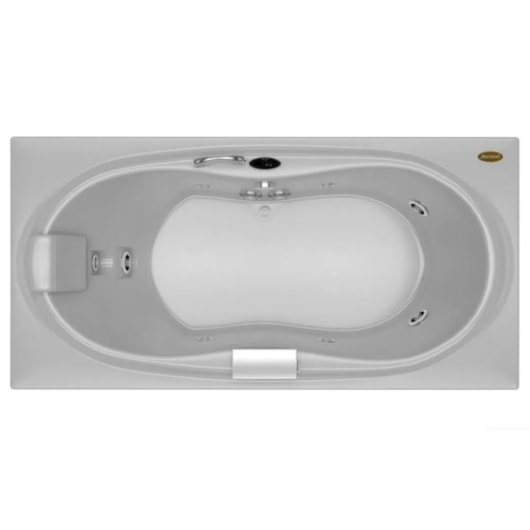 Banheira Acrílica Individual Eura Com Aquecedor Jacuzzi 150x91x49cm - Imagem principal - 8b3e6df1-5698-43d1-b2b7-5e5633b5beab