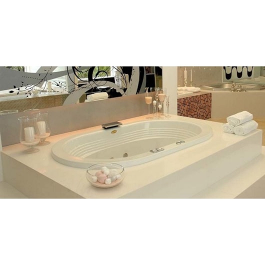 Banheira Acrílica Individual Europe Com Aquecedor Jacuzzi 184x112x56cm - Imagem principal - 8d583f2c-6533-4128-aadc-dcd7ebc5f482