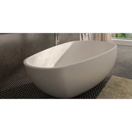 Banheira Acrílica Individual Freenstanding Elipsa Brilhante Jacuzzi 172x83x56cm - Imagem principal - c723323f-3701-4399-a33e-e271f11dc718