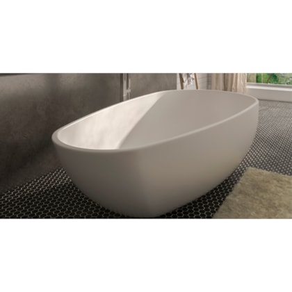 Banheira Acrílica Individual Freenstanding Elipsa Fosco Jacuzzi 172x83x56cm 