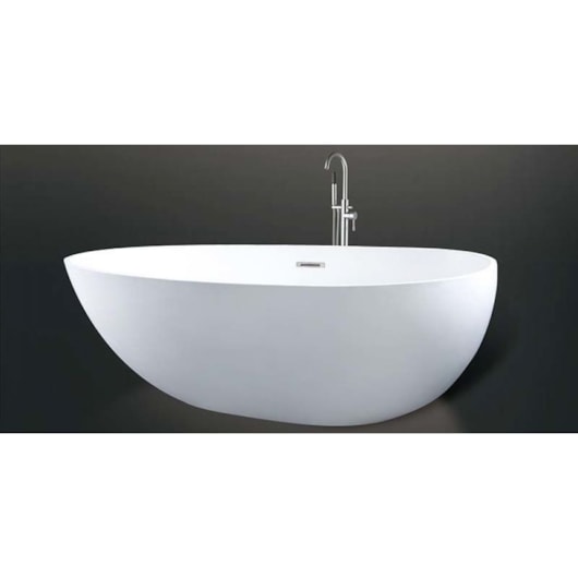 Banheira Acrílica Individual Freenstanding Elipsa Fosco Jacuzzi 172x83x56cm  - Imagem principal - 1970da3d-058d-4475-b099-47dc31b36571