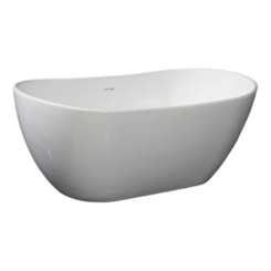 Banheira Acrílica Individual Freenstanding Riva Brilhante Jacuzzi 167x84x64cm