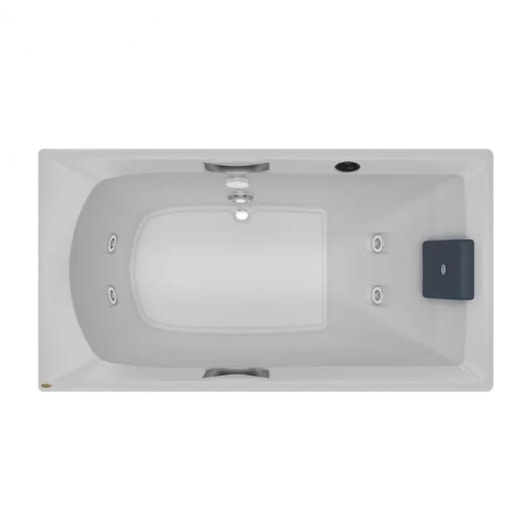 Banheira Acrílica Individual G4 Com Aquecedor Jacuzzi 170x80cm - Imagem principal - dd55a6a1-c293-424e-b192-2ef070b0d75e