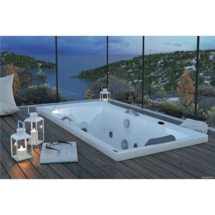 Banheira Acrílica Individual G4 Jacuzzi 170x80cm