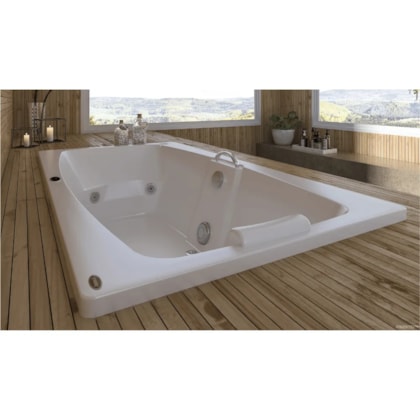 Banheira Acrílica Individual Mysia Jacuzzi 150x79x42cm