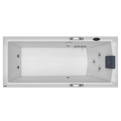 Banheira Acrílica Individual Pietá Com Aquecedor Jacuzzi 180x80x50cm