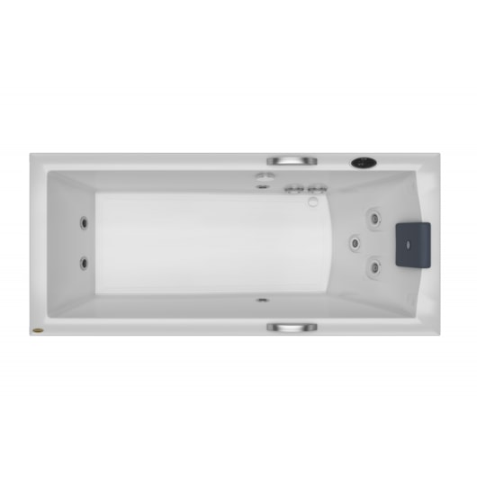 Banheira Acrílica Individual Pietá Jacuzzi 180x80x50cm - Imagem principal - 178fd878-da71-4964-be76-474b44cdf0a9