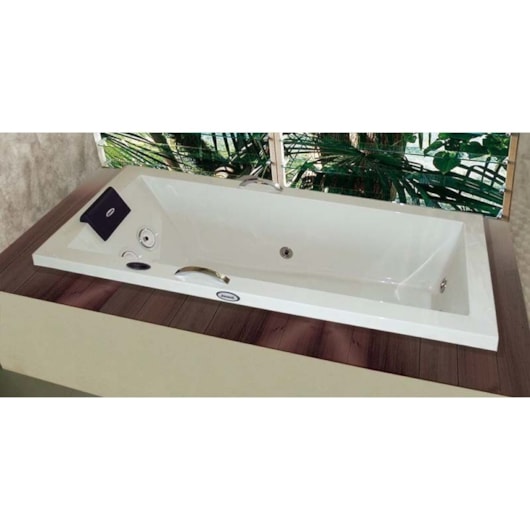 Banheira Acrílica Individual Pietá Jacuzzi 180x80x50cm - Imagem principal - 74d07fce-ed21-4f39-b98d-946505219a4f