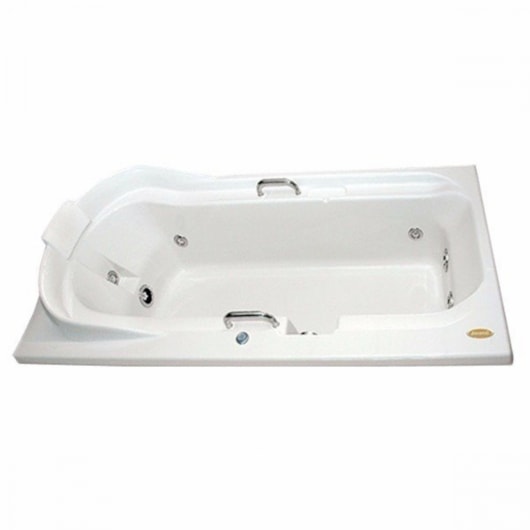 Banheira Acrílica Individual Regina Com Aquecedor Jacuzzi 150x90x45cm - Imagem principal - 7e9f12cf-25dd-4fcd-9bda-7a7fcf8a4bf8
