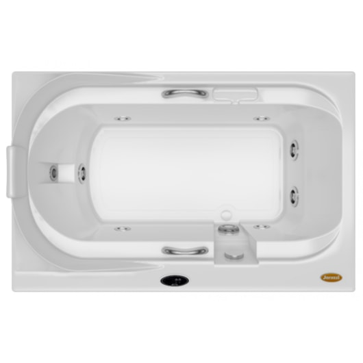 Banheira Acrílica Individual Regina Com Aquecedor  Jacuzzi 160x90x45cm - Imagem principal - b3808caa-2dfb-49ee-a3b0-c1a34bc8b6f9