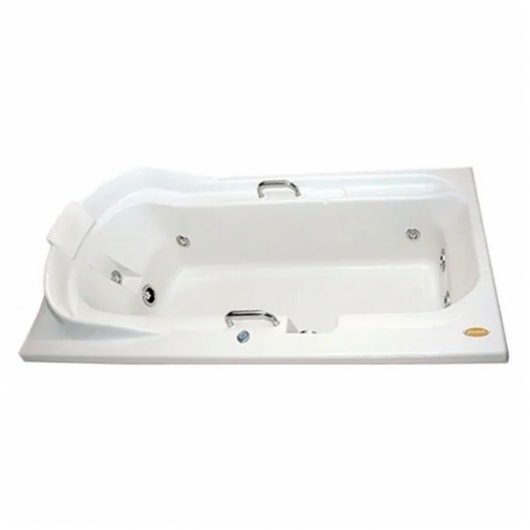 Banheira Acrílica Individual Regina Com Aquecedor Jacuzzi 180x90x45cm - Imagem principal - 9664c475-ab53-42d7-825a-a3dbe6e5c898