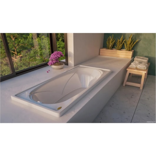 Banheira Acrílica Individual Serenety Jacuzzi 150x75x41cm - Imagem principal - 5b044f06-b31a-42b0-9228-98ab0842c09a