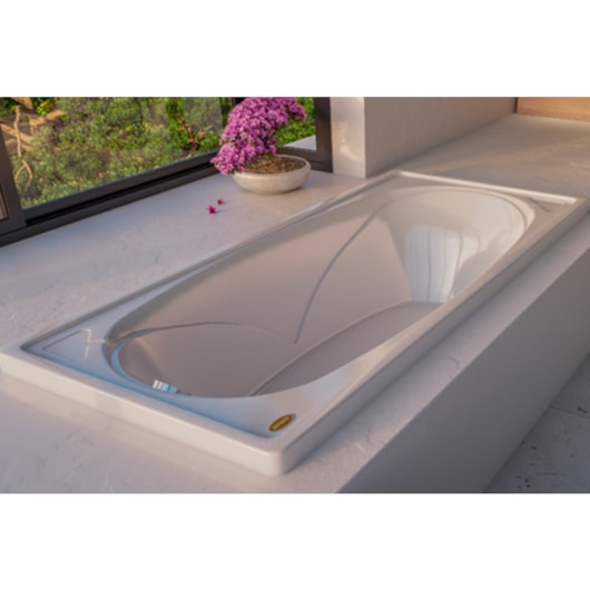 Banheira Acrílica Individual Serenety Jacuzzi 150x75x41cm - Imagem principal - 83ec7f77-af58-4f86-a2e3-8b3fff77dfb6