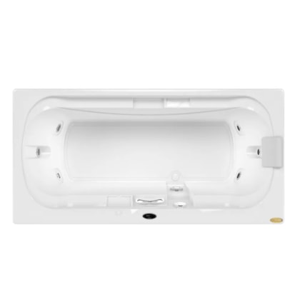 Banheira Acrílica Individual Spazia Com Aquecedor Jacuzzi 140x75cm