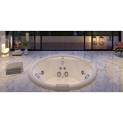 Banheira Acrílica Individual Young Paola 150x50cm Com Aquecedor Jacuzzi