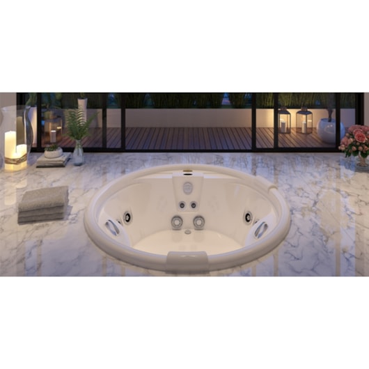 Banheira Acrílica Individual Young Paola 150x50cm Com Aquecedor Jacuzzi - Imagem principal - fe13c045-39a0-404a-b540-f7ca2d3f2444