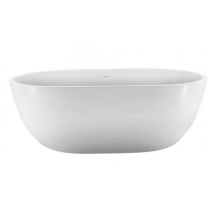 Banheira Acrílica Moderna Imbituba Glossy White Dupla Immersi 180x11cm