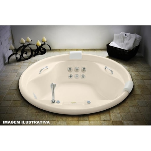 Banheira Acrílica Paola Com Aquecedor G4 2 Pessoas Jacuzzi 150x50cm - Imagem principal - 6d171e79-d6a0-4681-8be3-03e02dfc2efe