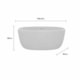 Banheira Acrílica Taípe Glossy White Immersi 140,3cmx80cmx58cm - 10cbd227-2371-4ca2-9d8c-475828300b13