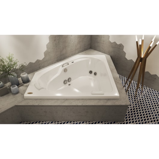 Banheira Bionda G2A P1 Jacuzzi 152x152cm - Imagem principal - 2c225179-117c-43ba-917d-9bcfad29f55c