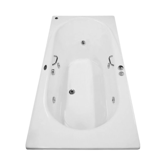 Banheira Com Hidromassagem Ourocril 180 Standard Ouro Fino - Imagem principal - 184411b5-4f5d-46db-b738-67ef879b785c