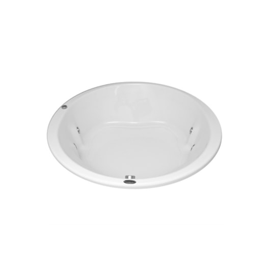 Banheira Com Hidromassagem Vitoriacril Redonda Ouro Fino 180x50cm - Imagem principal - 57b446a0-eec3-4db8-bbf1-9594e296564b