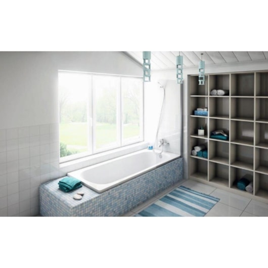 Banheira De Aço Esmaltado Sem Válvula Europa Branco Celite 140x70 - Imagem principal - 5e3e12ca-a36e-4ca9-b3fe-06a078900c01