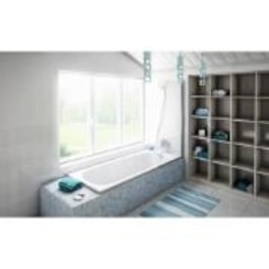Banheira De Aço Esmaltado Sem Válvula Europa Branco Celite 170x70cm