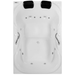 Banheira De Gel Coat Dupla Due Maggiore Super Luxo 180x120 Com Aquecedor