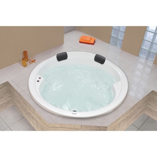 Banheira De Gel Coat Dupla Firenze Luxo 140x45cm Astra - Imagem principal - 96d4b1c4-5bbb-469d-8585-36d75bb7f08c