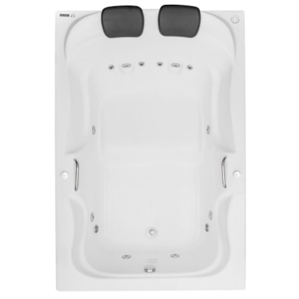 Banheira De Gel Coat Dupla Serenade Maggiore Luxo 180x120cm Astra