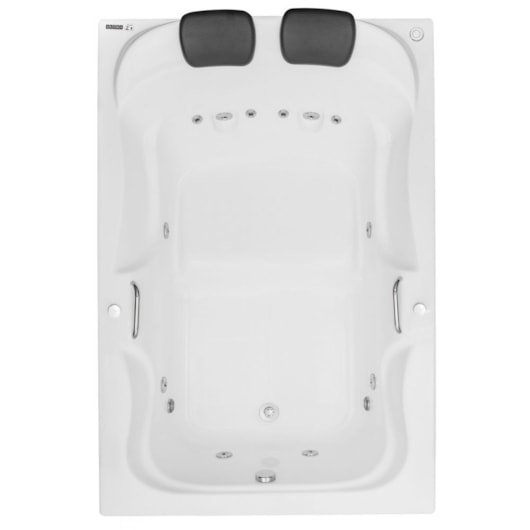 Banheira De Gel Coat Dupla Serenade Maggiore Luxo 180x120cm Astra - Imagem principal - 24887383-de6e-43b1-b6a3-0e00376c2861