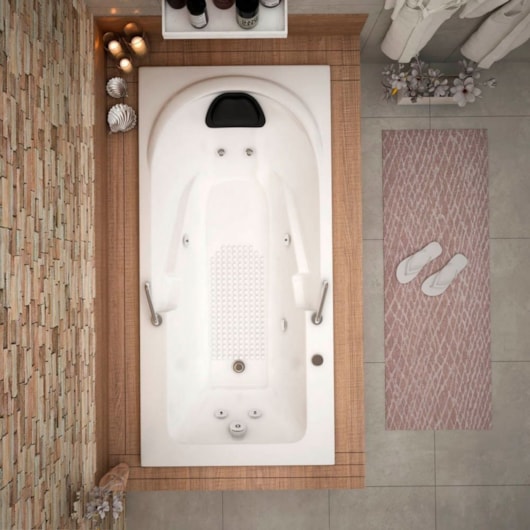 Banheira De Gel Coat Individual Capri Luxo 150x80cm Astra - Imagem principal - 09c1bfec-9217-4b3c-8462-47936fab1d2d