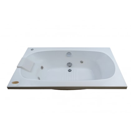 Banheira De Hidromassagem Com Aquecedor Maris Single P2 Jacuzzi 150x80cm