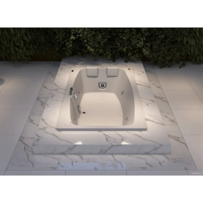 Banheira de Hidromassagem Com Aquecedor Mysia G2 P1 Jacuzzi 183x110x41,5cm
