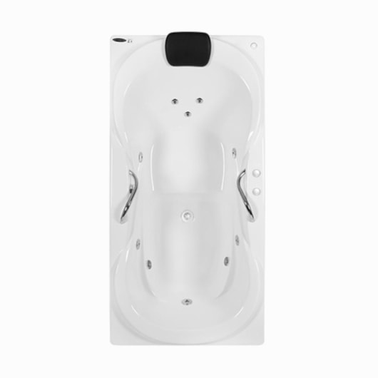 Banheira De Hidromassagem Due Gran Luxo Com Aquecedor Astra 160x90x44cm - Imagem principal - 87d00bdb-844f-4965-92cf-3f559c01aca9