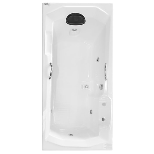 Banheira De Hidromassagem Esparta Slim Gluxo Astra 150x90x44 cm - Imagem principal - aeb00d26-e452-40d7-8ca8-900196e774eb