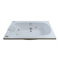 Banheira De Hidromassagem Maris Single Com Aquecedor P1 Jacuzzi 170x80cm