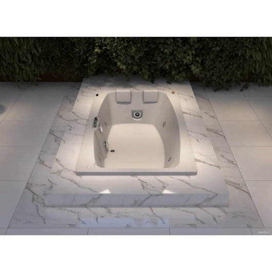 Banheira de Hidromassagem Mysia Com Aquecedor G2 P2 Jacuzzi 183x110x41,5cm - Imagem principal - cd688472-35b9-4a70-9a3e-6e6ceeba28fe