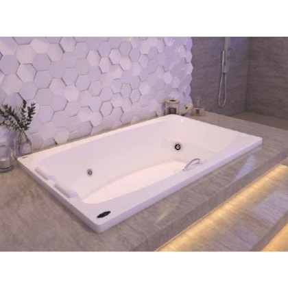 Banheira De  Hidromassagem Mysia Dupla G1 Plus Jacuzzi 183x110cm