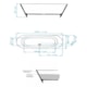 Banheira De Imersão Duramatt Alagoas Branco Fosco Acetinado Com Sifão Externo Dourado Sabbia - 670dcf6e-0c3d-4b61-9a65-5e2ec1386a0d