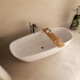 Banheira De Imersão Duramatt Amazônia Branco Fosco Acetinado Com Giroacqua Cromado Sabbia - 4c8a0d33-525b-43a7-b52e-a34b95853bba