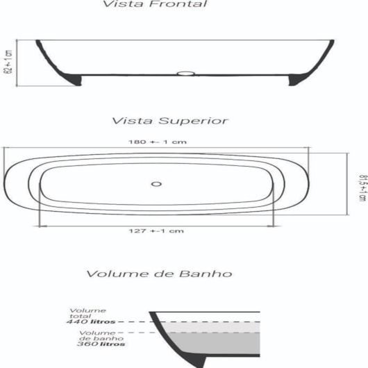 Banheira De Imersão Duramatt Amazônia Branco Fosco Acetinado Com Sifão Externo Cor Especial Sabbia - Imagem principal - 1c64dd4b-bf9c-4c84-9587-f18c996156f3