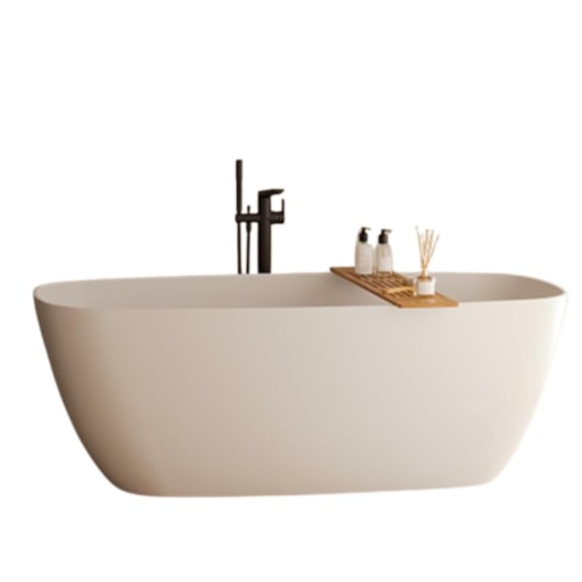 Banheira De Imersão Duramatt Amazônia Branco Fosco Acetinado Com Válvula Click Cor Especial Sabbia - Imagem principal - 0efc2589-2429-4068-8ec8-1063a2e56c68