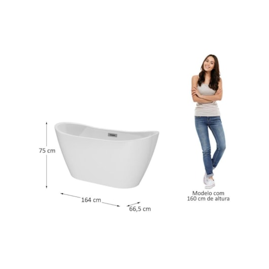 Banheira De Imersão Mavie Ouro Fino - Imagem principal - 4fd0b98f-e9c6-4088-bb89-e47877bb236e