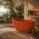 Banheira De Imersão Mavie Terracota Ouro Fino 160cm - ba1c9cae-9f75-46cb-b571-63ef0f77072a