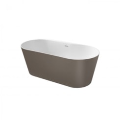 Banheira De Stonex Oval Raina Café Roca